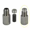Universal 90Degree 135Degree 180degree Mini Catalytic O2 Oxygen Sensor Spacer Adapter Engine Light CEL Check Bung 6