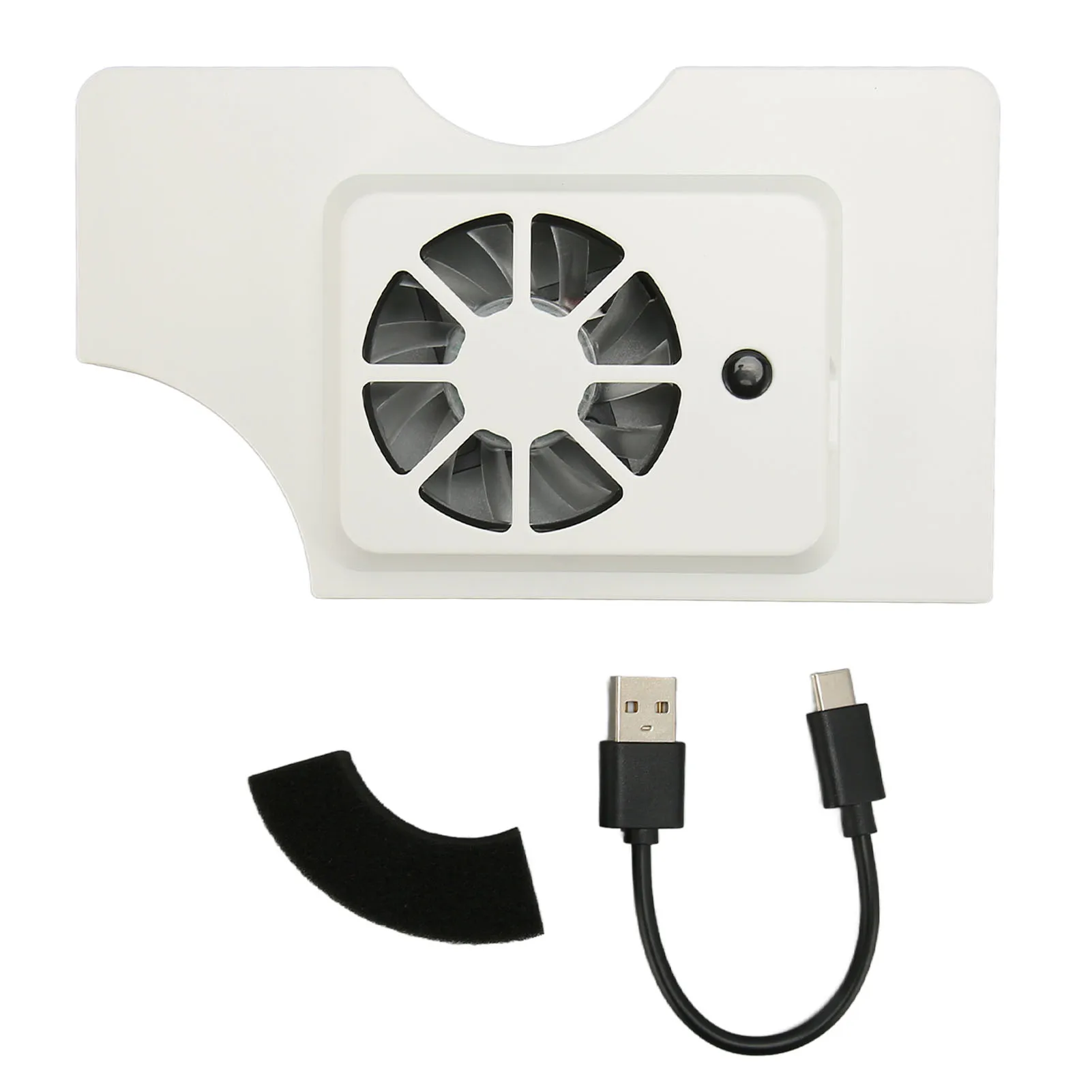 Game Console Cooling Fan Efficient Game Console Cooler Replacement Easy Installation White Smart for Game Console Accessories