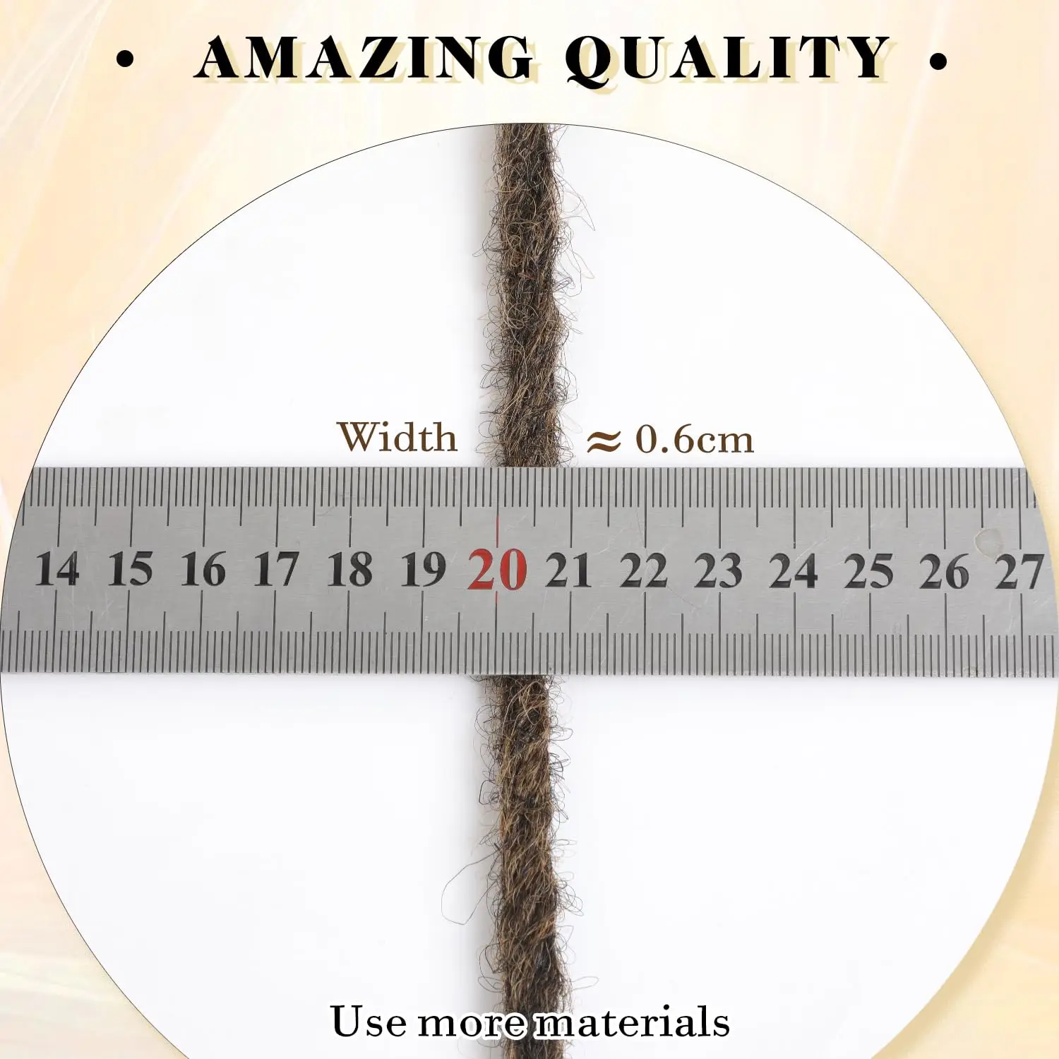 Synthetic Dreadlock Hair Extensions