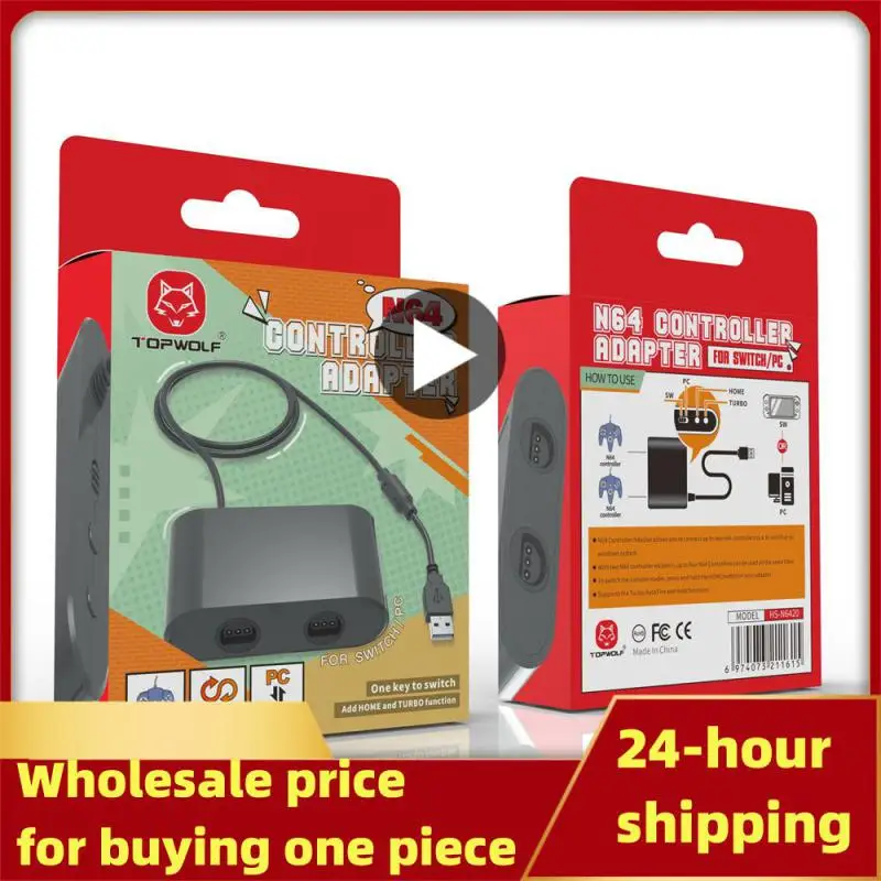 Convertitore Adattatore Usb Per Switch 64/Oled Modello Pc Windows Controller Adapter Gamepad Gaming Converter Adapter Per N64