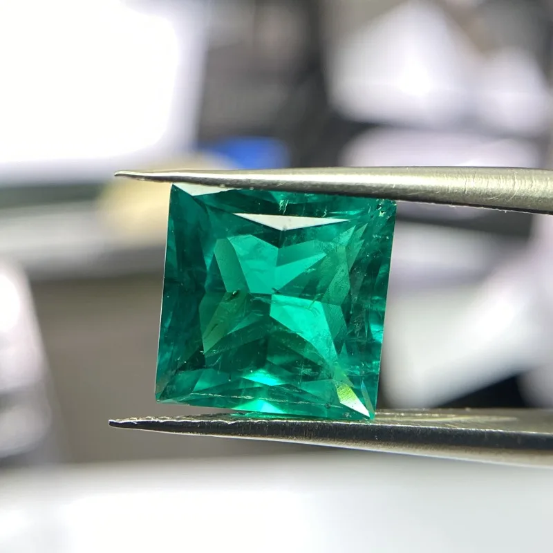 

Лабораторный природный драгоценный камень, вырезанный в стиле флуоресцентной принцессы для самостоятельного изготовления ювелирных изделий, выбираемый сертификат AGL