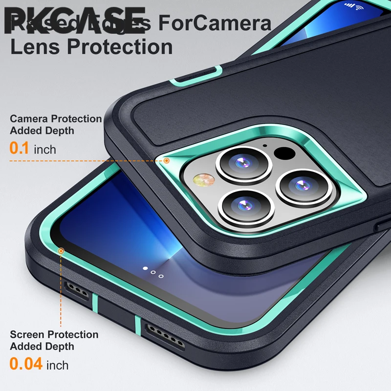 PKCASE Triple-Protection Shockproof Armor Case