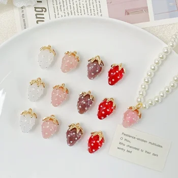 수지 아크릴 진주 귀걸이 펜던트, Diy 소재 펜던트, 목걸이 귀걸이 참, 쥬얼리 제작 부품, 4 개