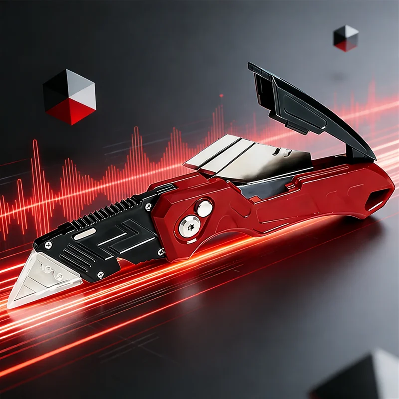 접이식 다용도 칼, 케이블 상자, 판지 상자, 커터, 손잡이, 칼날, 야외용 수공구용 교체 가능 다용도 칼
