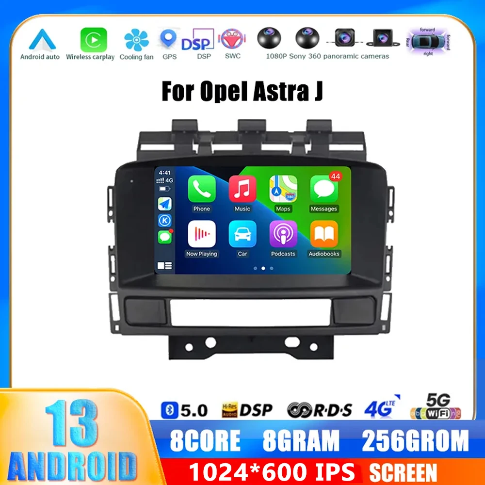 7 "Carplay Android 13 Per Buick Excelle Gt Xt Opel Astra J 2010 - 2012 Cd300 Cd400 Autoradio Lettore Di Navigazione Gps Bt Head Unit