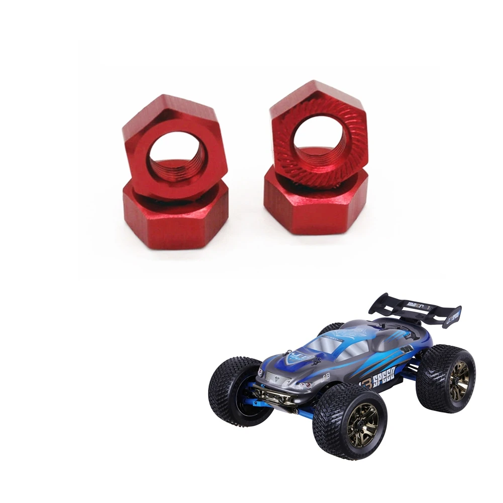 AEF1-8Pcs 17Mm M10 금속 휠 육각 너트 M10XP1.0 NT002 JLB 레이싱 용 CHEETAH 11101 21101 J3 속도 1/10 RC 자동차 업그레이드 부품