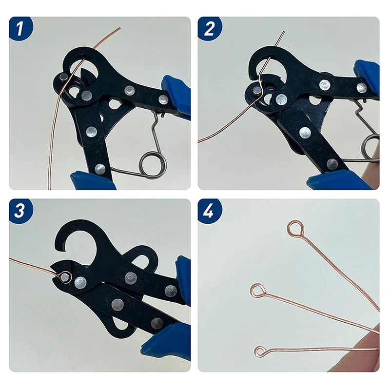 보석 와이어 롤링 플라이어 세트 1.5/2.25/3mm (점프 링 제작, 귀걸이 와이어 벤딩, 루프 성형, 공예 도구, 보석 도구)