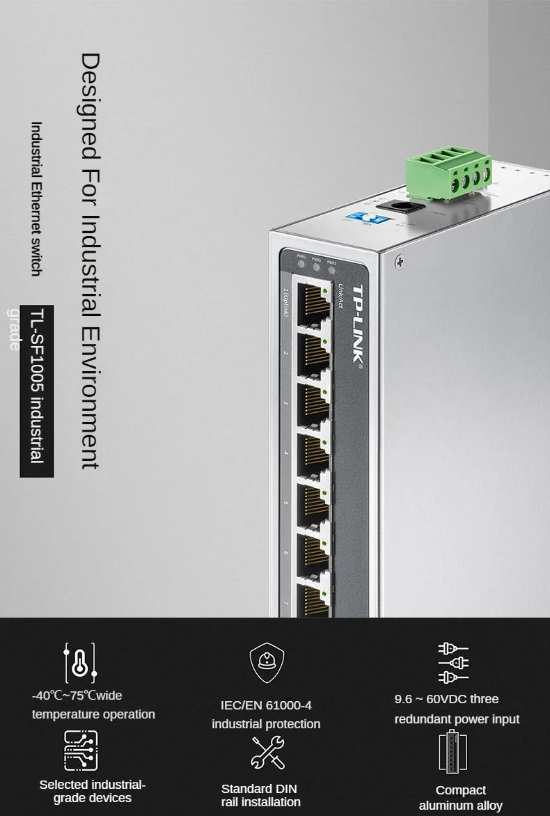TP-Link Switch Ethernet com Liga de Cobre