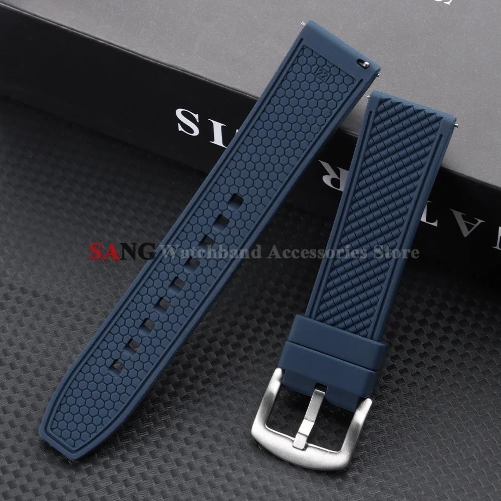 Premium Silicone Quick Release Waterproof Watch Band - Universal 20mm & 22mm Strap