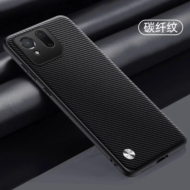 Ultra-Thin Leather Texture Shockproof Phone Case with Soft Edge Bumper Protection