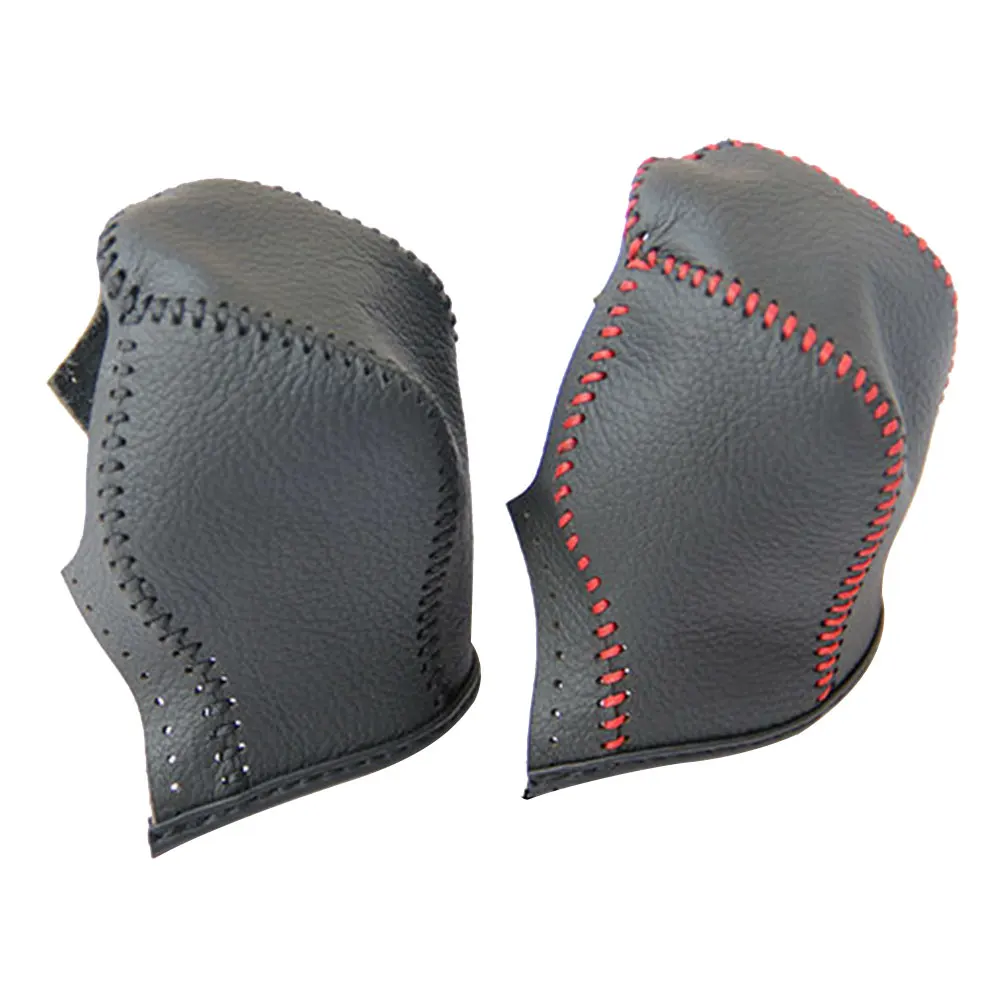 Genuine Leather Car Gear Shift Collars For Mg Zs Mg6 Mg3 Rx5 At Shift Knob Cover Car-Styling Accessories