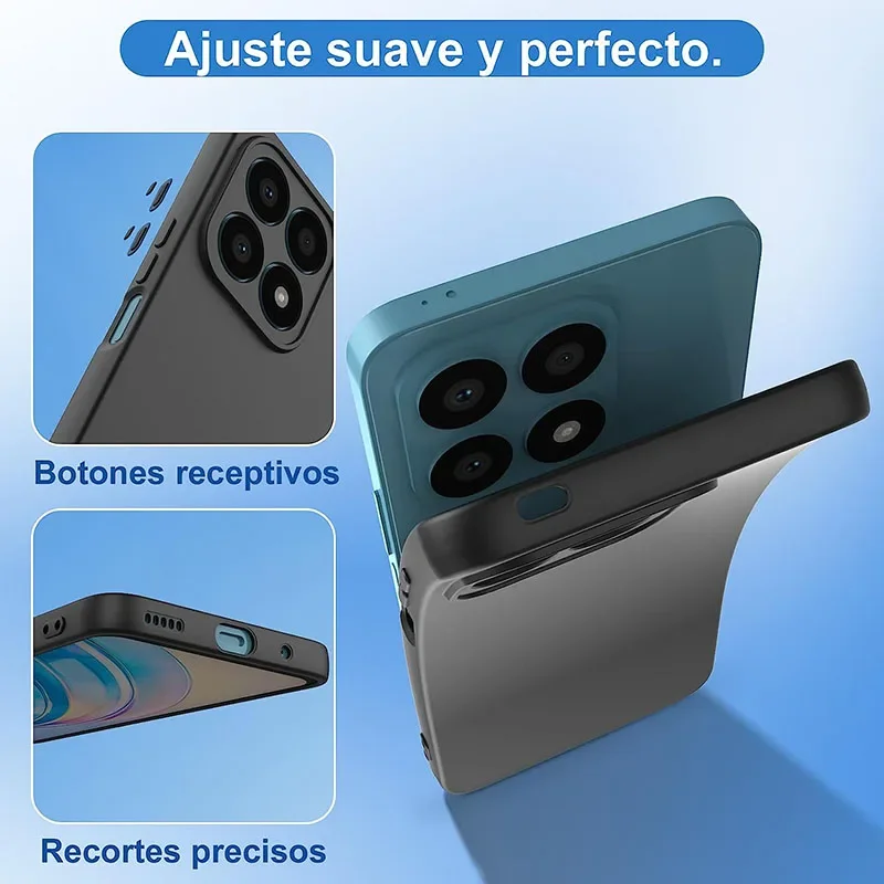 Premium Ultra-Thin Matte Silicone Soft Case - Frosted Shell Coque