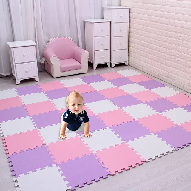 Baby EVA Foam Puzzle Play Mat /kids Rugs Toys carpet for childrens Interlocking Exercise Floor Tiles,Each:29cmX29cm 1