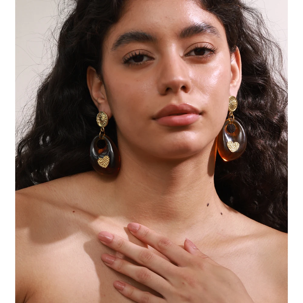 Yhpup Earrings Vintage Autumn Winter