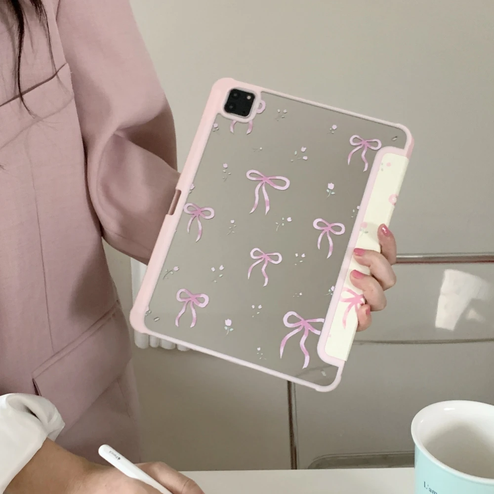 Tablet Espelho Rosa para Apple Ipad Ipad Pro Geração 12.9 11 10 9.7 Mini Air 109 Case - Imagem 6