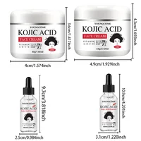 YOUNGCOME – ensemble de sérum et de crème à l'acide kojique, ensemble éclaircissant pour les taches foncées, les cicatrices d'acné, Anti-âge, évacue le teint 2 en 1 6