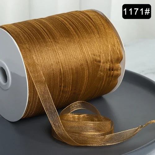 Elegant 3/8'' Organza Ribbon for Gift Wrapping and DIY Crafts - 10 meters
