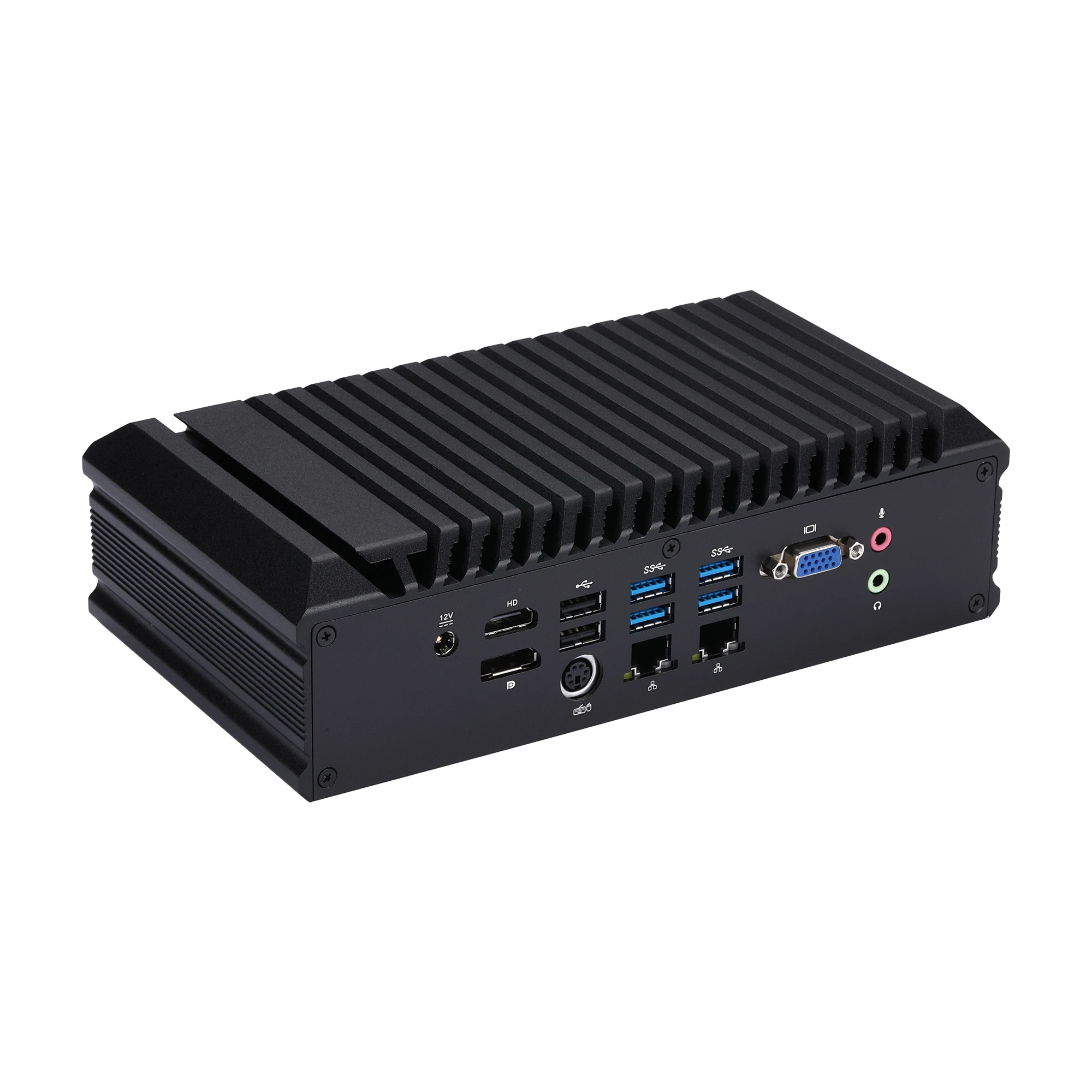 QOTOM Mini PC Q1055X Core i5 10210U Dual Cores Processor Firewall Multi-function Home Router Pfsense 5