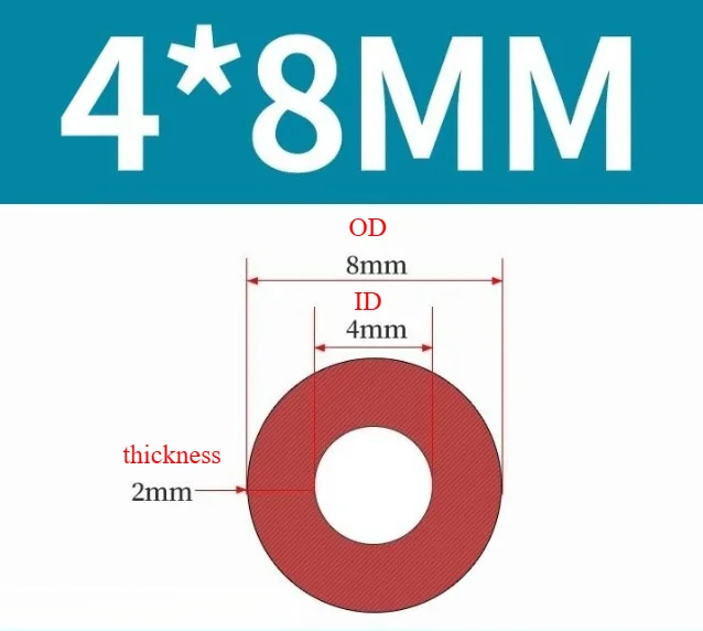 Durable Heat-Resistant Red Silicone Tube - Flexible Thickened Rubber Hose