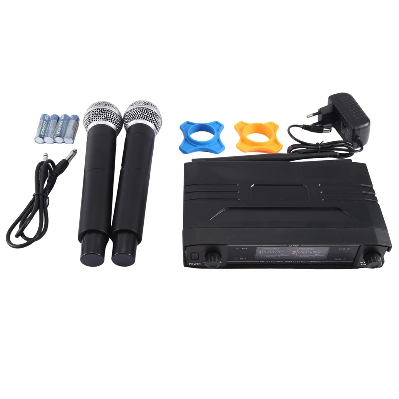 Microfono Wireless Professional Uhf System Microfono Portatile Per Stage Speech Show Band Home Party Church