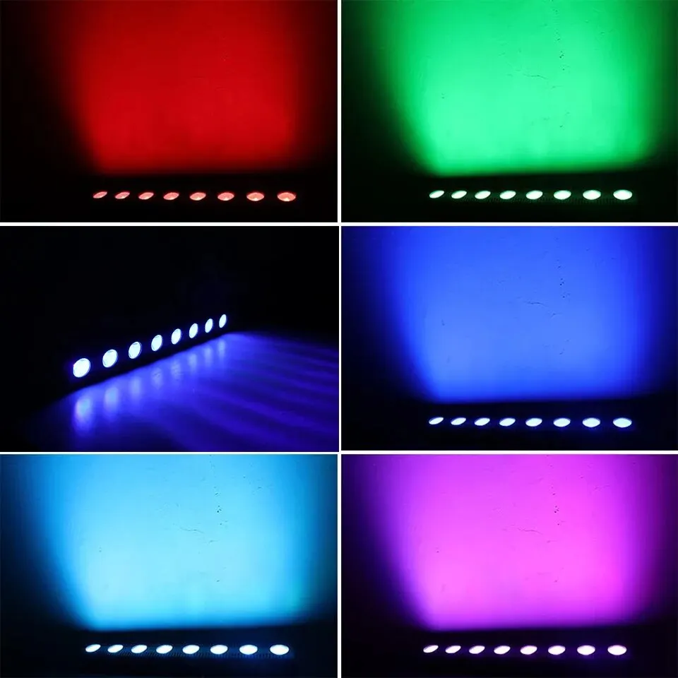 Рисунок 4 - 8 светодиодов RGBW