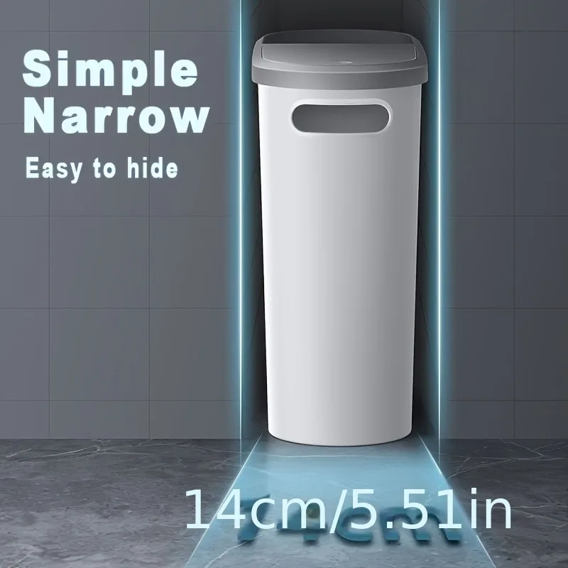 1–2 Pack Small Bathroom Trash Can 2