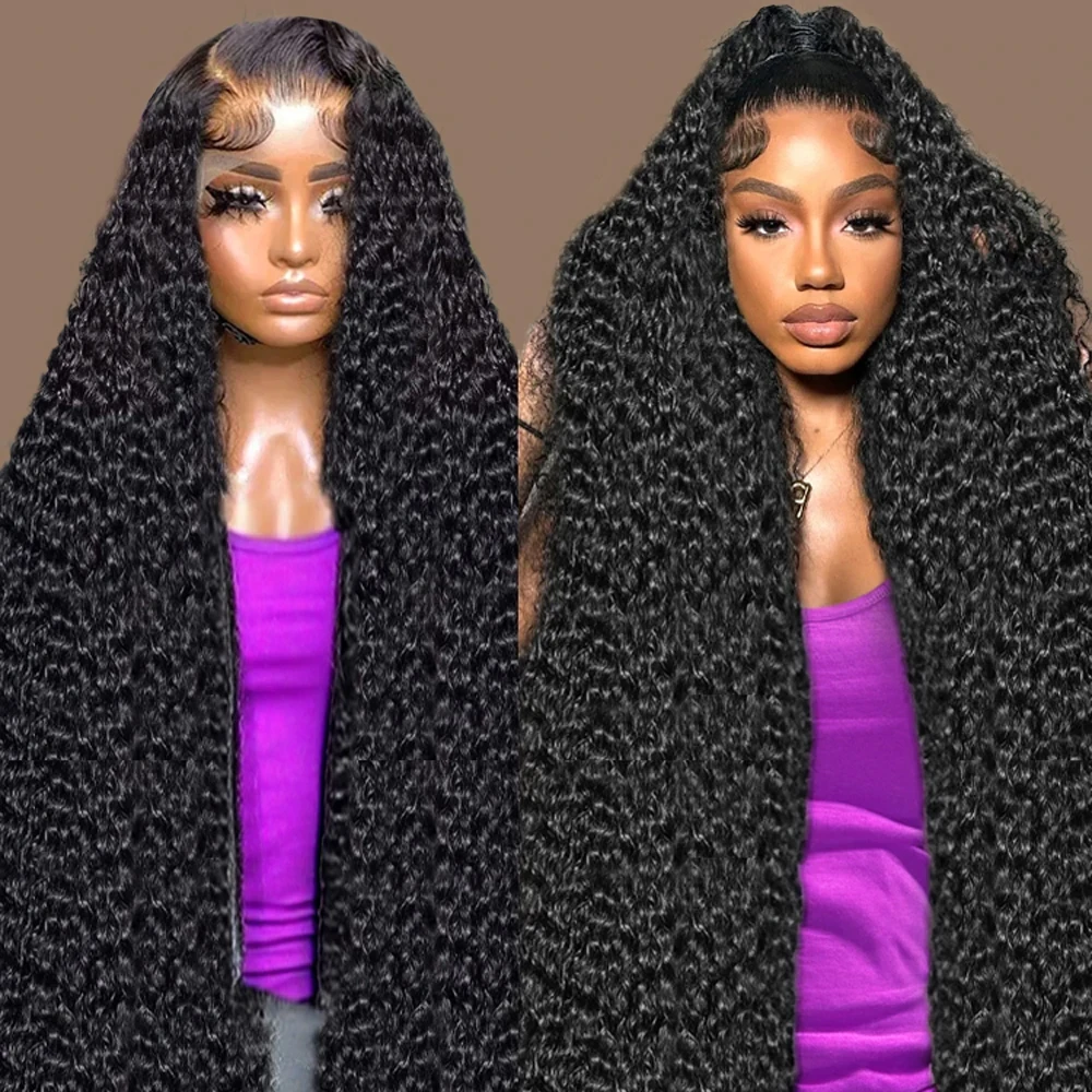 

13x6 13x4 Hd Lace Deep Wave Frontal Wig For Women 30 Inch Curly Human Hair Wigs Water Wave Lace Front Wig Glueless Pre Plucked