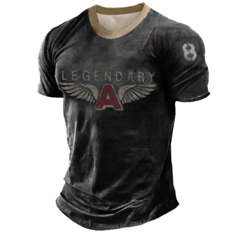 Vintage Motorrad T-Shirt für Männer 3D-Druck mobil Kurzarm T-Shirts Retro Herren Racing T-Shirt übergroße Biker T-Shirts Tops 66 – Detail 7