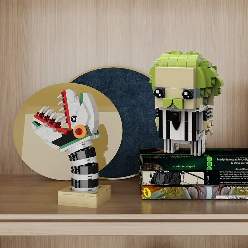 

MOC Movie Archmage Beetlejuiced Brickheadzs And Summon Snake Building Blocks Set Figures Bricks Toys For Children Birthday Gift