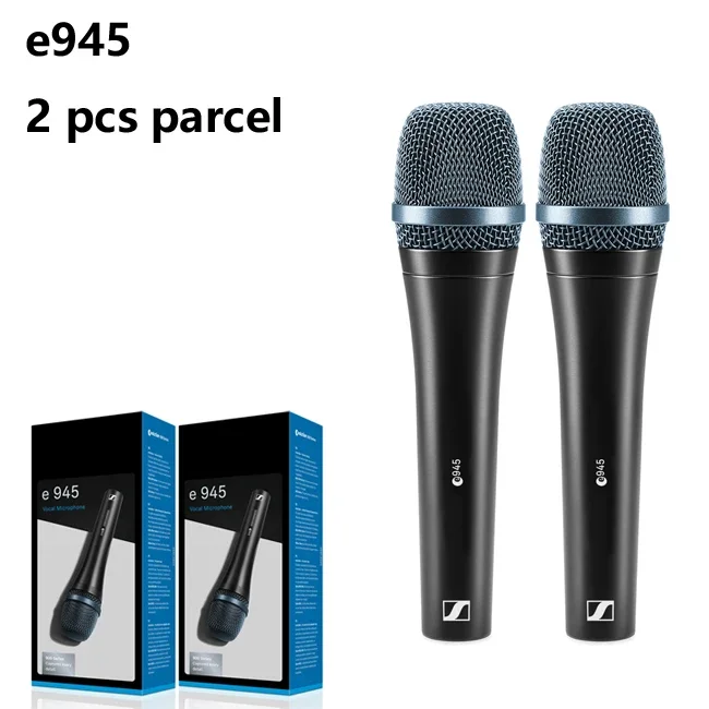 New Wired E945 Karaoke Professional Performance Microphone Super Heart Dynamic Handheld Microphone For Live Studio Mic Karaoke Microphone Wired Vocal Microphone