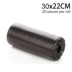 Compact Leak-Proof Car Trash Can Set with Lid & 60 Garbage Bags - 3-Pack Mini Auto Accessories (1pcs garbage bag)