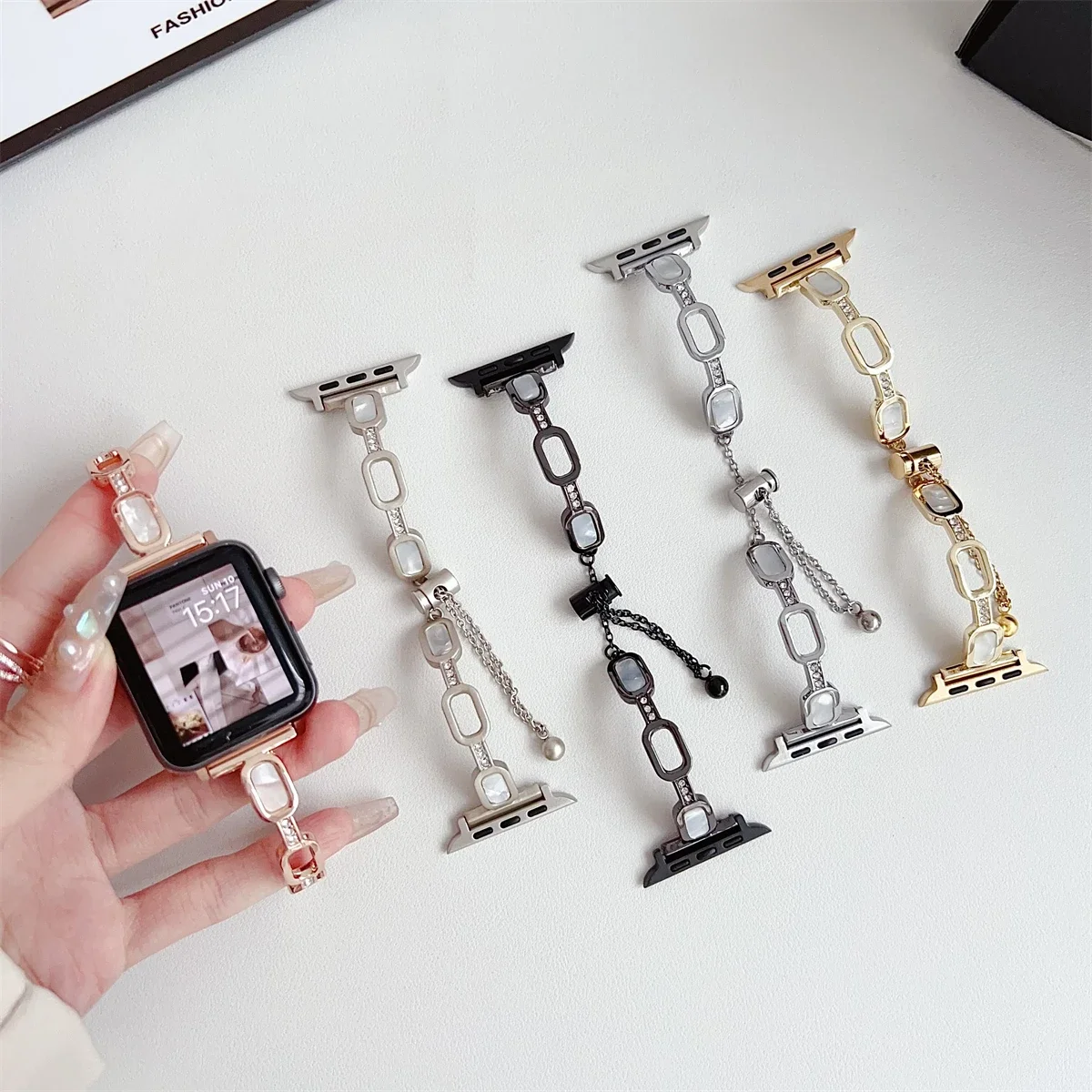 Cinturino in metallo per apple watch series e modelli ultra_voghion.com