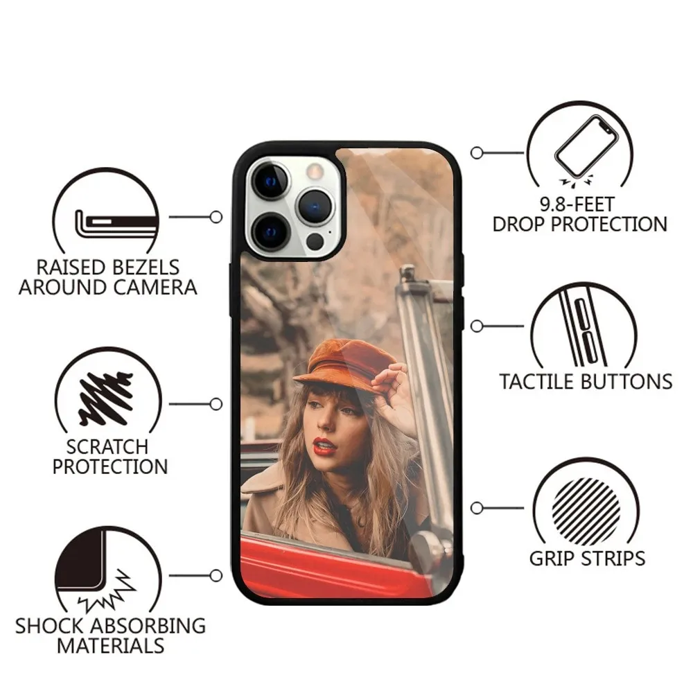 thumbnail image 1 of Funda para teléfono Tortured-T-TaylorS-TTPD-S-SwiftS para iPhone 16, 15, 14, 13, 12, 11, Plus, Pro, Max, Mini con carga inalámbrica magnética Magsafe, 1 of 4