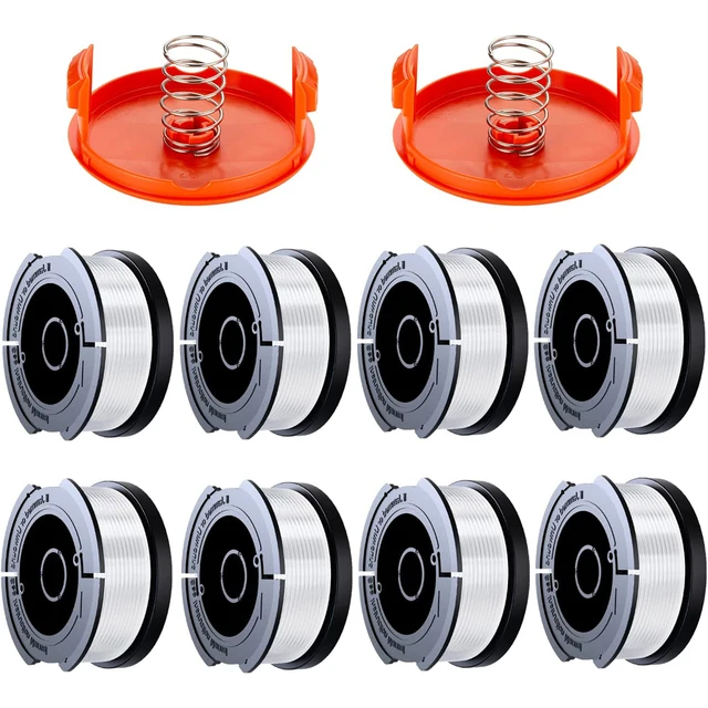 Replacement Spool Compatible With Black And Decker Af-100 Weed Eater Spools  Refills Line