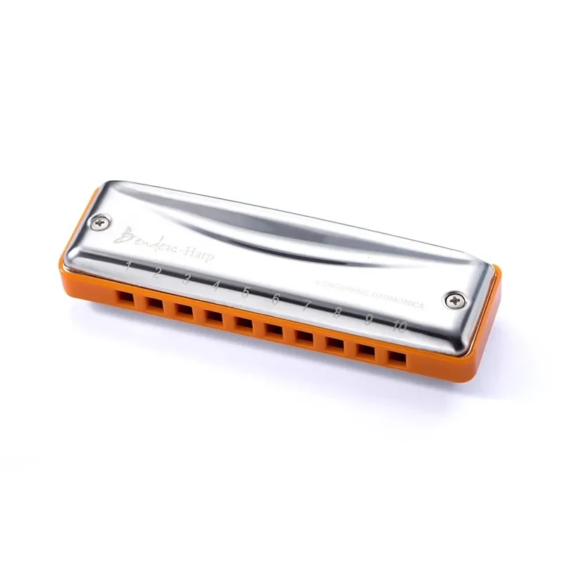 Kongsheng-blues harmonica 10 hole C-key for beginner adult student professional level diatonic harmonica,mouth harp