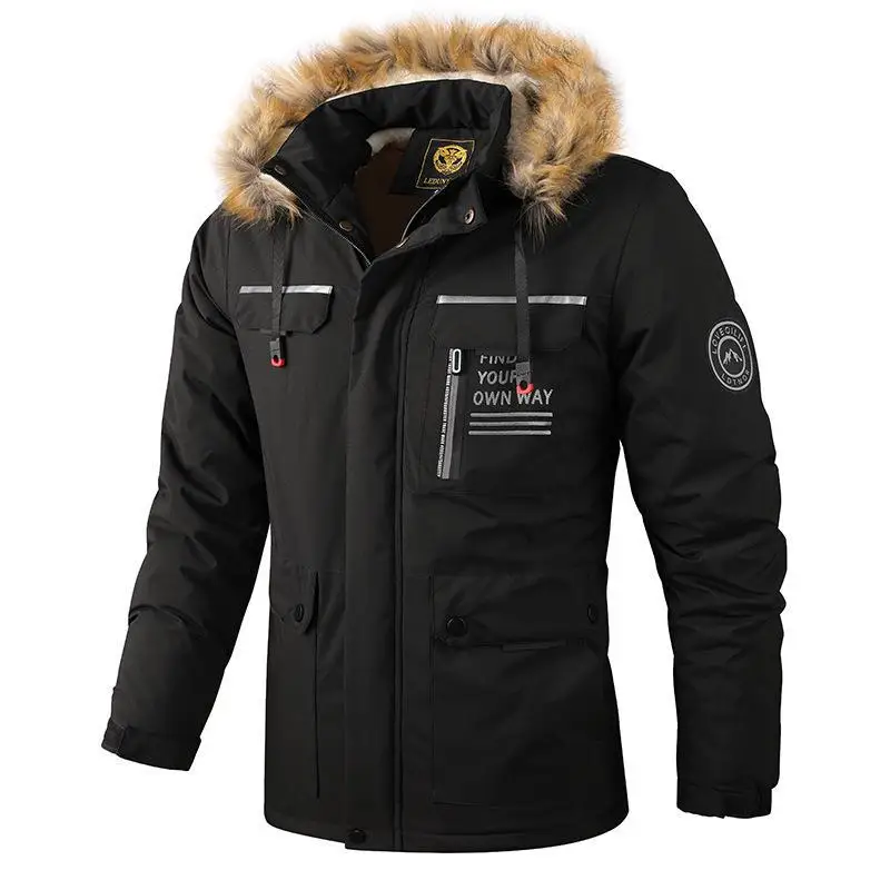 Winter Coat Male Men Elegant Man Lightweight Padded Men's Cold Jackets High Quality Parka Long Parkas Sports Sets Coats Down New