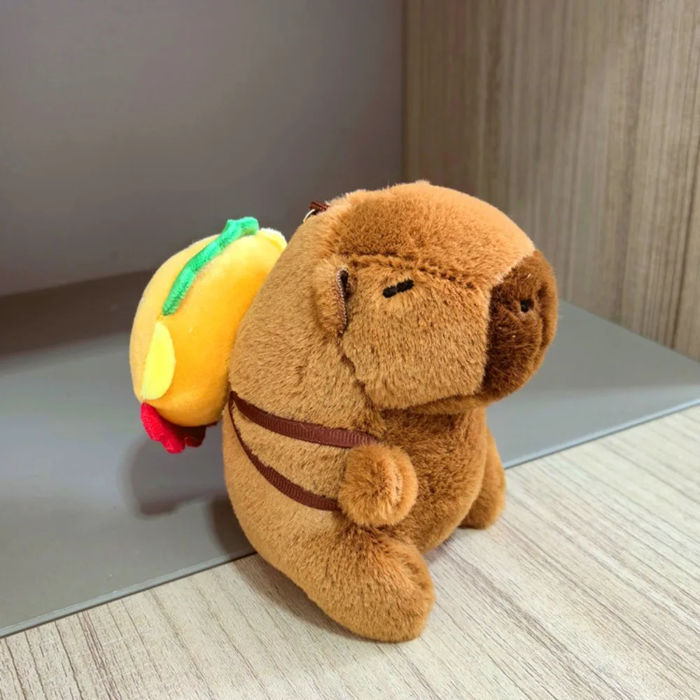 Cartoon Capybara Plush Keychain Soft Stuffed Animal Toy Gift_voghion.com