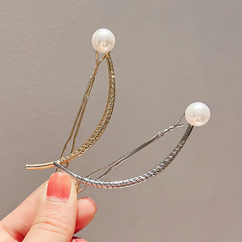 

Женский ободок с имитацией жемчуга, простой и элегантный ободок