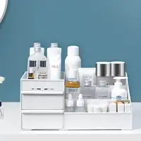 1pcLarge Capacity Cosmetic Storage Box Makeup Drawer Organizer Jewelry Nail Polish Makeup Container Desktop Sundries Storage Box 1