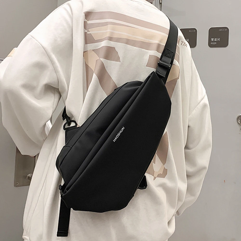 

Fashionable Water Proof Crossbody Travel Strap Bag Messenger Men's Chest Bag Men's Fashionable Multifunctional Shoulder Bag