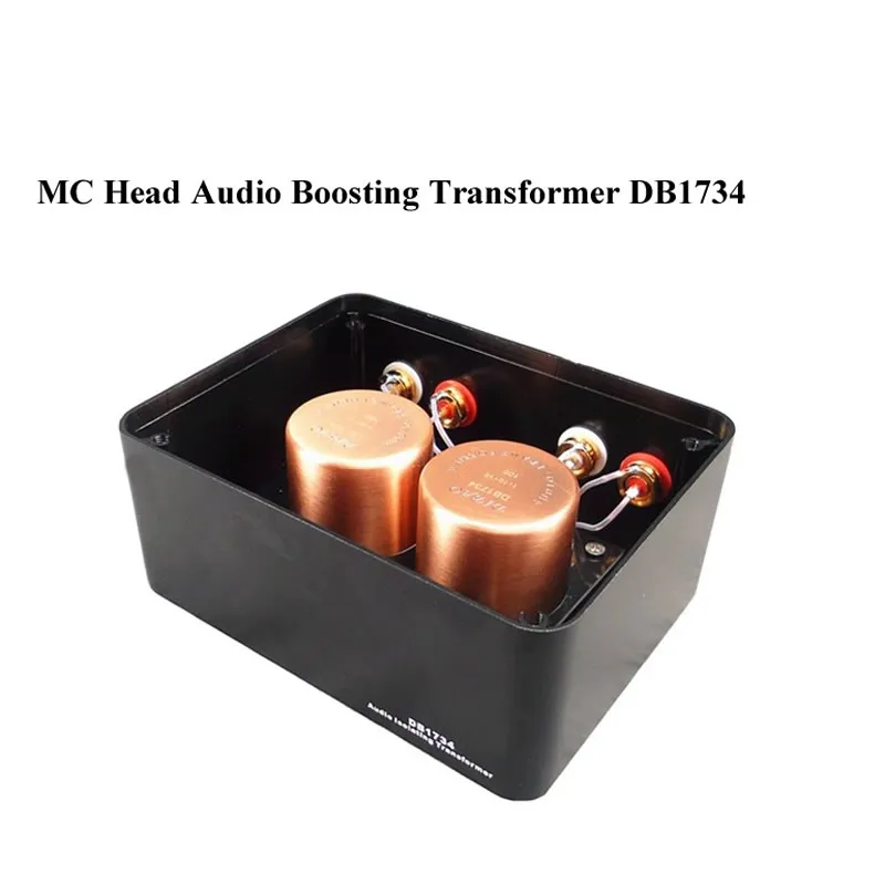 블랙 RubberDynamic Coil MC 카트리지 변압기 DB1734 오디오 부스트 카우 1:20