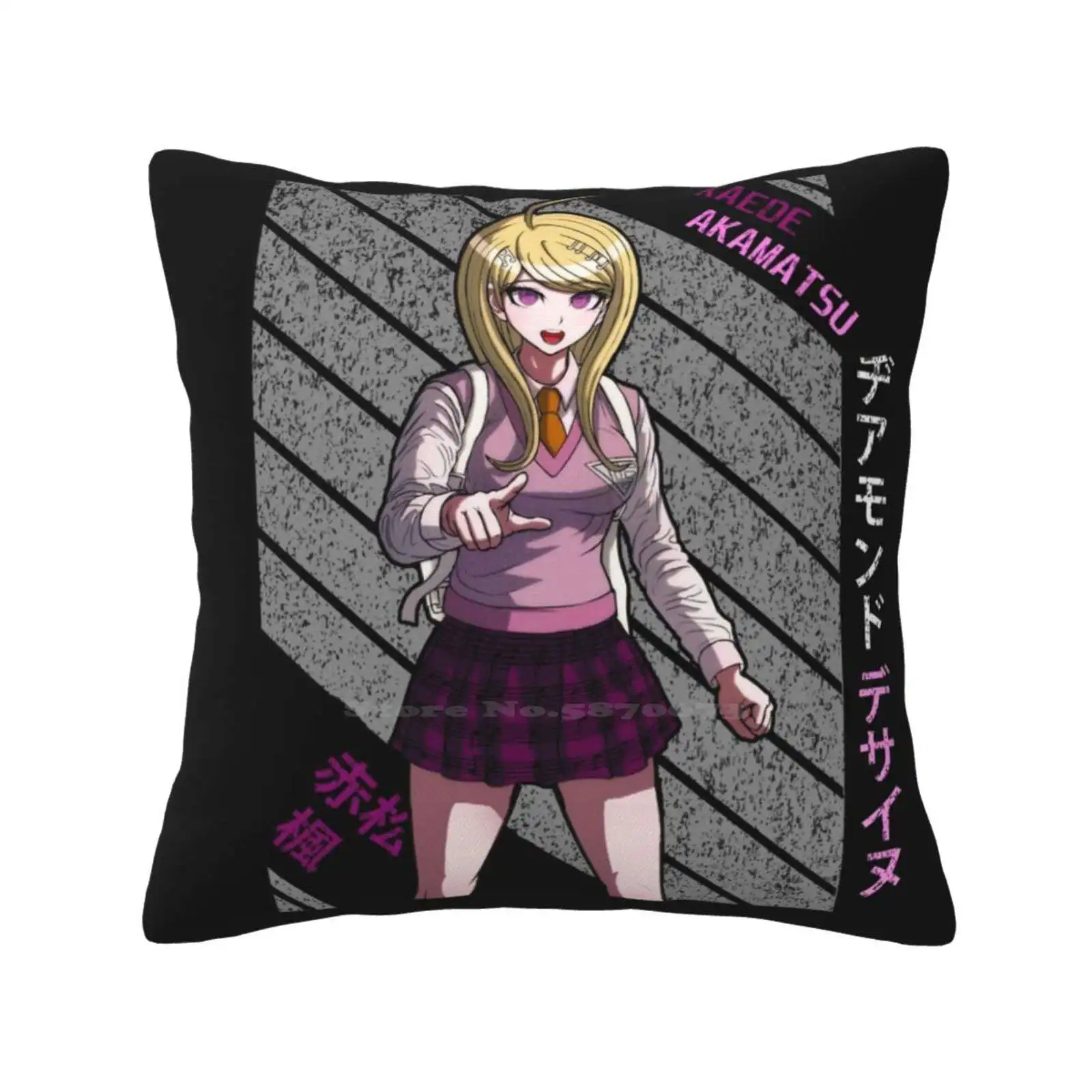 

Kaede Akamatsu-Danganronpa V3, модная диванная подушка, наволочка, Kaede Akamatsu Danganronpa Dangan Ronpa Ndrv3 Ultimate