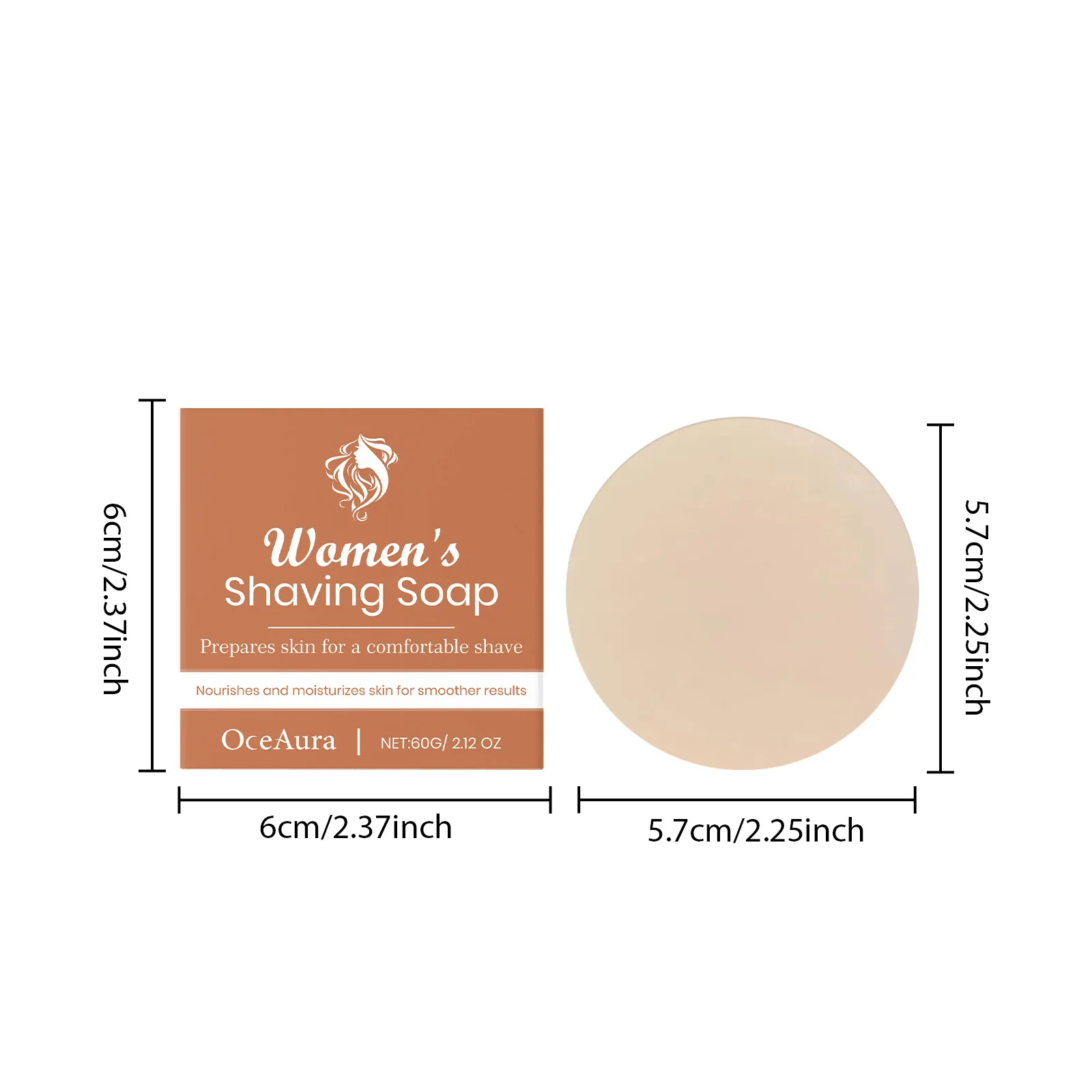 Women's Shaving Soap Moisturizing Smoothing Deep Cleansing Hair Removal Soothing Comfortable Brightening Refreshing Shaving Soap