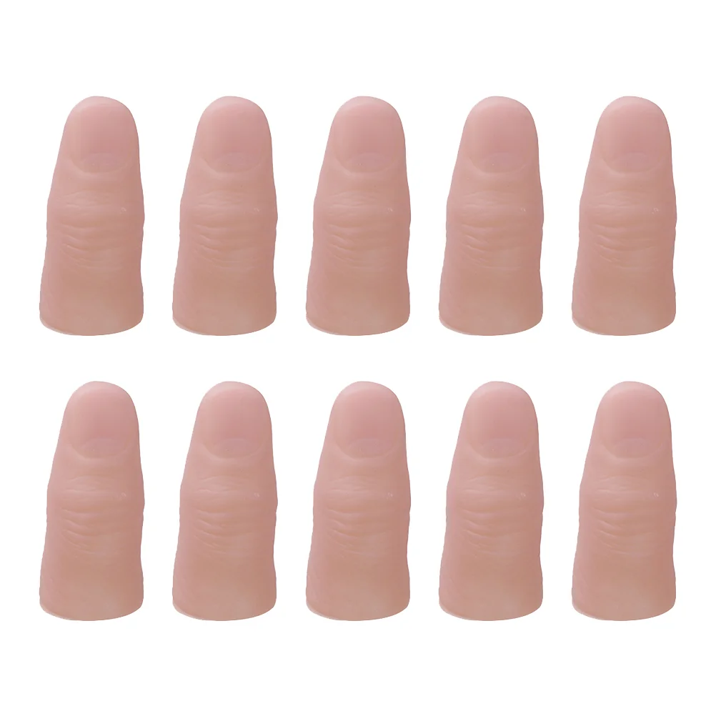 

20Pcs Trick Fingers Fake Fingers with Thumb Tips Stage Show Props
