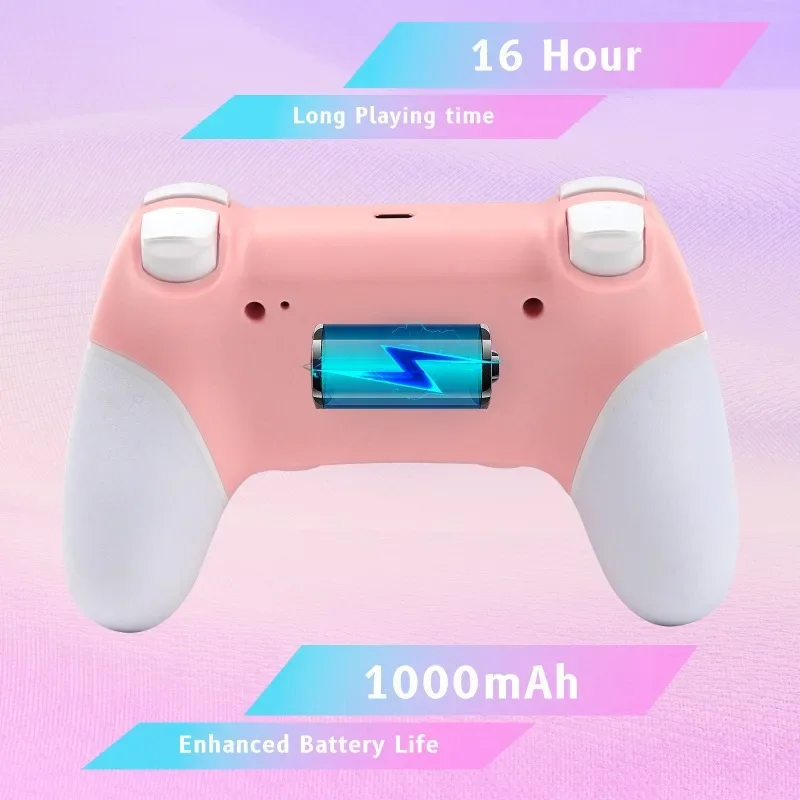 RALAN PS4 ο  Ʈѷ  ܼ Ʈ, 1000mAh  ͸, е ̽ƽ, 3.5mm  