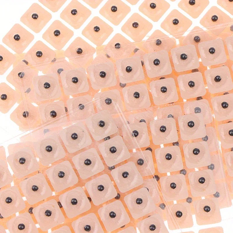 600/1200PCS Relaxation Ear Stickers Therapy Needle Patch Ear Acupuncture Needle Ear Massage Care Auriculotherapy Vaccaria Seeds 3