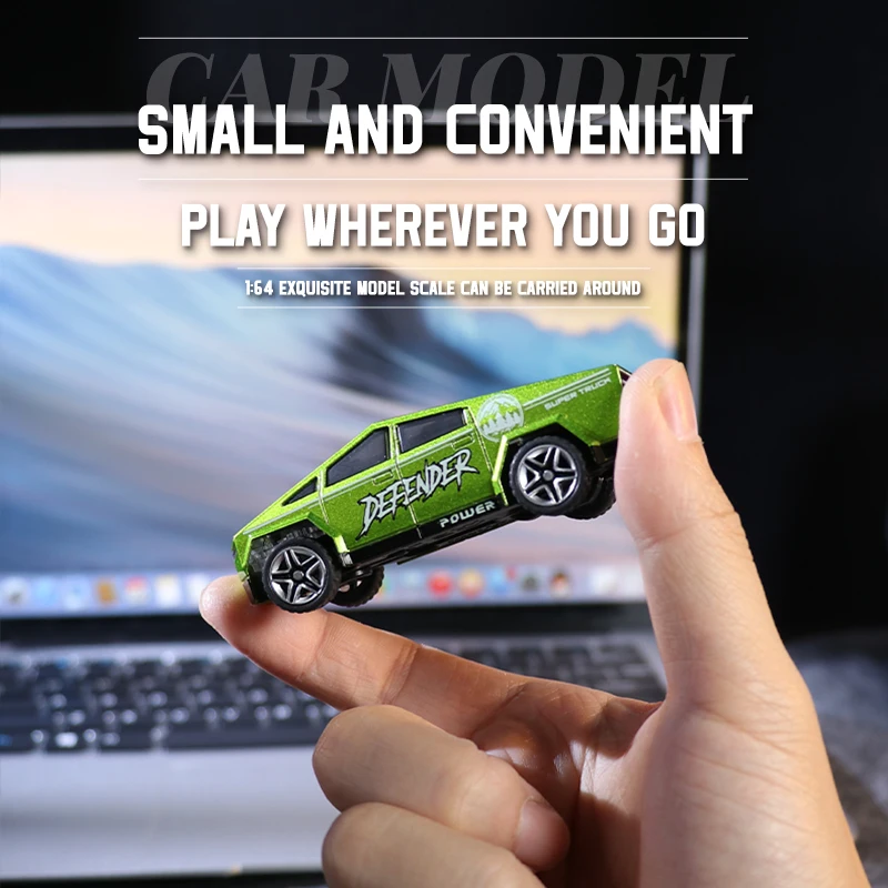 1:64 High-Speed Mini Desktop Remote Control Car Alloy Children'S Remote Control Car Wireless Simulation Sports Car Model Gift 3