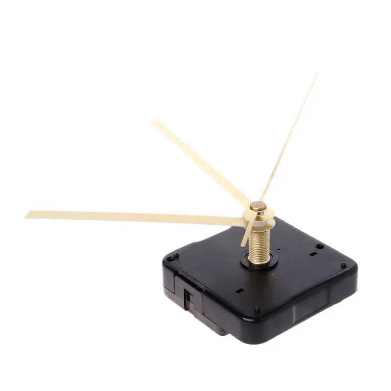 Silent Large Wall Clock Quartz Clock Movement Mechanism Hands Wall Repair Tool Parts Silent Kit Set DIY Black Pointer #33