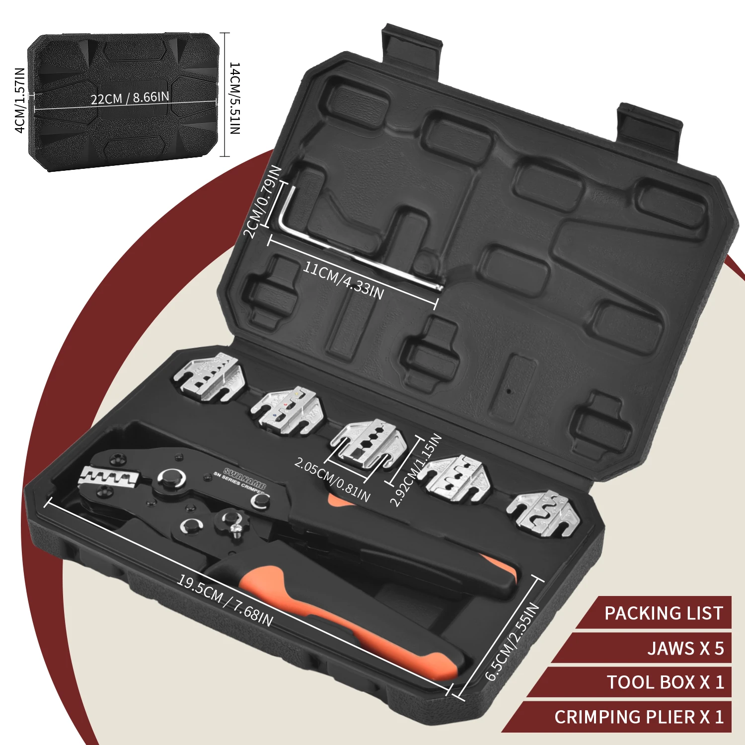 Coffre à outils SN TOOLBOX noir - 35,19€