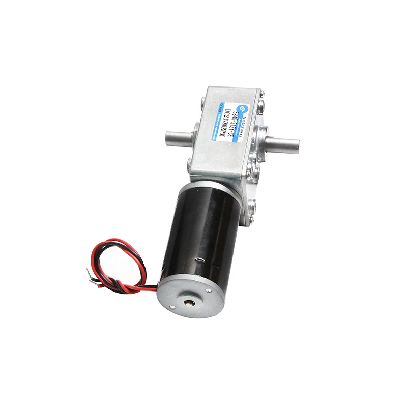 

5840-31ZYS Mini Turbo Worm DC Geared Motor Low Speed Regulation Small Motor 12v24v Double Shaft